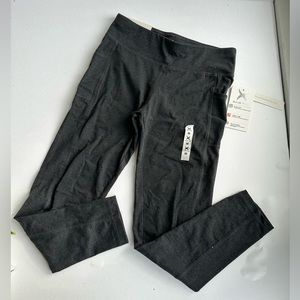 Game Time Active Wear Leggings Womens Size M Gray